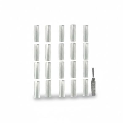 0.2 Inch Useful 20PCS Clear Plastic Heat Shrink Tubing Sneaker Shoe Lace,Shoelaces Ends Aglets For Shortening Repair Shoelaces Aglet Tips,Lace Tips with Good Shrinkage,Compatible with Most Sneaker