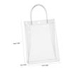 BESTYASH 25pcs Clear Vertical Treat Bags with Handles Reusable Heavy Duty Transparent Gift Tote Bags Sturdy Stand Up Party Favor Packaging for Sweet Cones and Gifts view 2