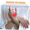 30 Sheets Heart Shaped Wound Bandages Strong Adhesive Breathable Portable Patches for All Ages Easy to Tear Non Irritating Grade Wound Care Protection view 4