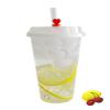 100 Pack 32 oz Plastic Cups with Lids and Straws, Clear Disposable Iced Coffee Cups with Lids for Cold Drinks, Smoothie and Coffee Bar Accessories view 4