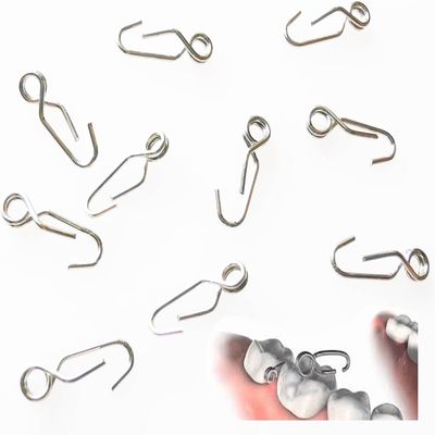 30 Pcs New Dental Self-Locking Stainless Steel Separators Separating Springs Orthodontic Materials