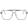 helena Retro Big Pilot Reading Glasses for Women Men Classic Oversized Large Reader Blue Light Computer Frame UV400 (C1, 1.25, x) view 2