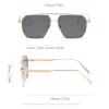 helena Retro Big Pilot Reading Glasses for Women Men Classic Oversized Large Reader Blue Light Computer Frame UV400 (C1, 1.25, x) view 4