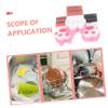 3Pcs Cat Claw Dishwashing Sponge Blocks with Sponge and Nonwoven Cloth view 3