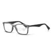 DEBSPECS Bifocal Reading Glasses Dual Strength Lens, Rectangular Frame Screen & Reading Vision Lightweight Unisex Fit Grey By Debby Burk Optical view 1