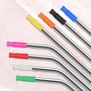 16 PCS Silicone Straw Tips for Metal Straws Reusable Straw Tip for 0.32" (8mm) Diameter Stainless Steel and Glass Straws view 3