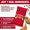 KiZE Energy Bars - Chocolate Chip Cookie - 20 Count - Almond-Butter-Based, Gluten Free, Dairy Free, Non-GMO, and High Protein Meal Replacement Energy Bars, Clean and Simple Food Ingredients - 10g High Protein Snacks (20 Count) view 3