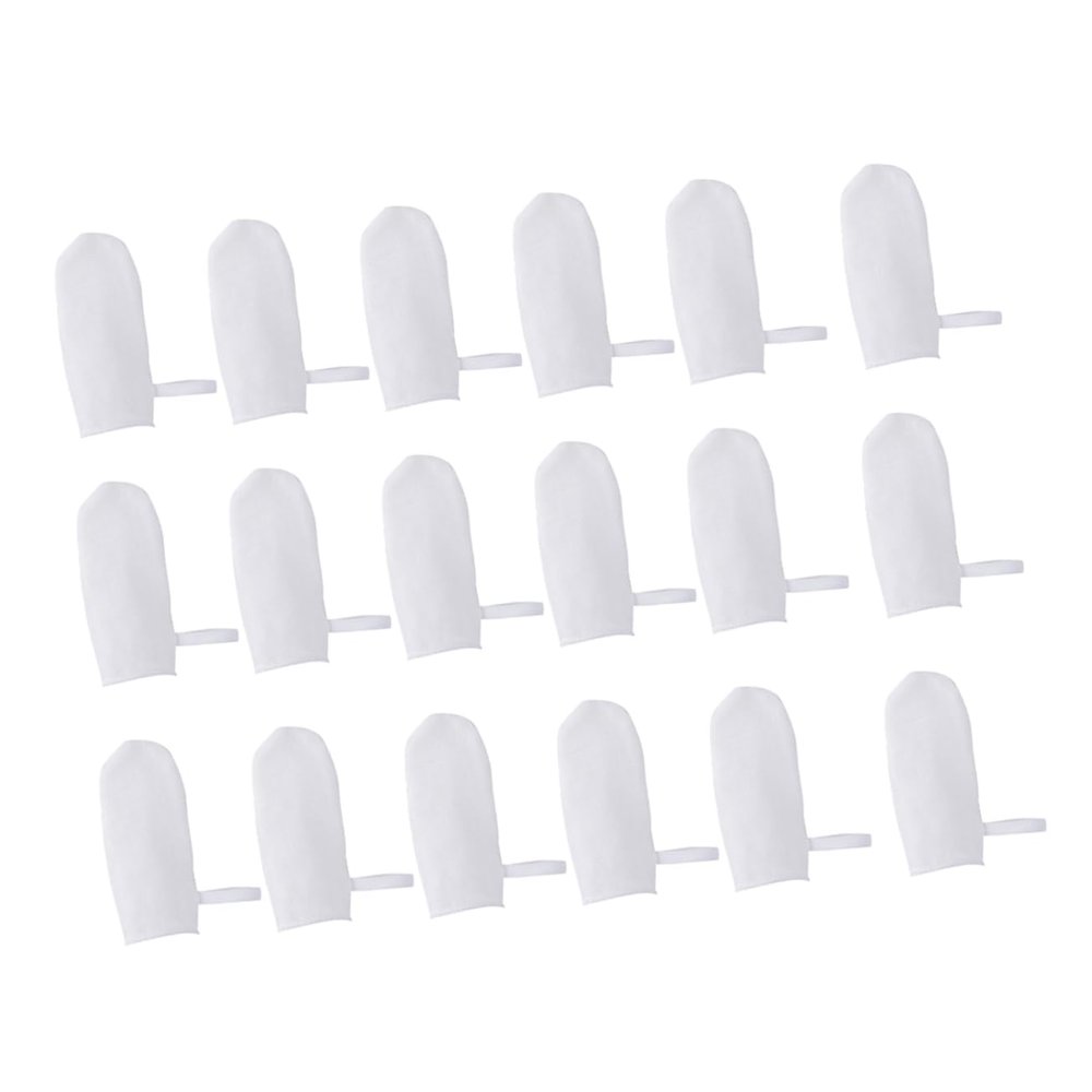 PartyKindom Oral Gauze Finger Toothbrush Teeth Cleaner Soft Comfortable Fit Safe for Newborns and Gauze Material Easy to Clean