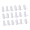 PartyKindom Oral Gauze Finger Toothbrush Teeth Cleaner Soft Comfortable Fit Safe for Newborns and Gauze Material Easy to Clean view 1