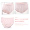 Wakauto Reusable Diaper for Elderly XXL Absorbent Leak Cotton Adult Underwear Briefs for Men and Women Washable Pant for view 4