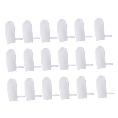 Baluue Finger Toothbrush Gauze Oral Cleaner Soft Teeth and Tongue Brush for Newborns and White Safe Hygiene