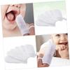 Baluue Finger Toothbrush Gauze Oral Cleaner Soft Teeth and Tongue Brush for Newborns and White Safe Hygiene view 4