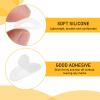 10 Pairs Adhesive Ultra Thin Silicone Eyeglass Nose Pads Covers Upgraded Concave Eyeglasses Nose Bridge Pads Comfort Soft Stick On Nosepads Anti-Slip Eyeglasses Guards Sticky Clear Cushions view 3