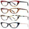 SOCTICK 4 Pack Oversized Reading Glasses for Women 0.75 with Spring Hinge view 1