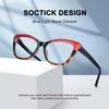 SOCTICK 4 Pack Oversized Reading Glasses for Women 0.75 with Spring Hinge view 2
