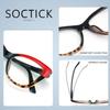 SOCTICK 4 Pack Oversized Reading Glasses for Women 0.75 with Spring Hinge view 3