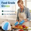 SWIFTLITE Nitrile Gloves, Food Safe Disposable Gloves Latex Free, Blue Rubber Gloves Powder Free for Food Prep, Cooking, Kitchen Cleaning (Large, 300) view 2