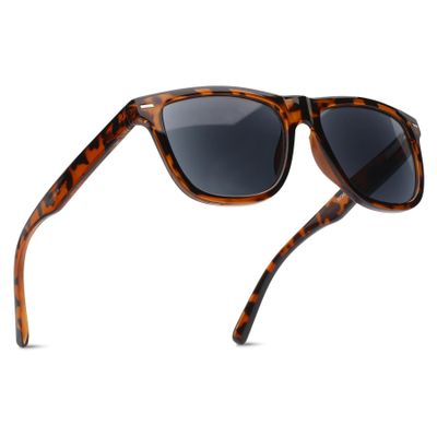 2SeeLife Oversized TR-90 Reading Sunglasses for Men Medium Fit, Sturdy Frame, Spring Hinges, Premium Sun Readers, Brown Tortoise (Sun Readers), +1.50