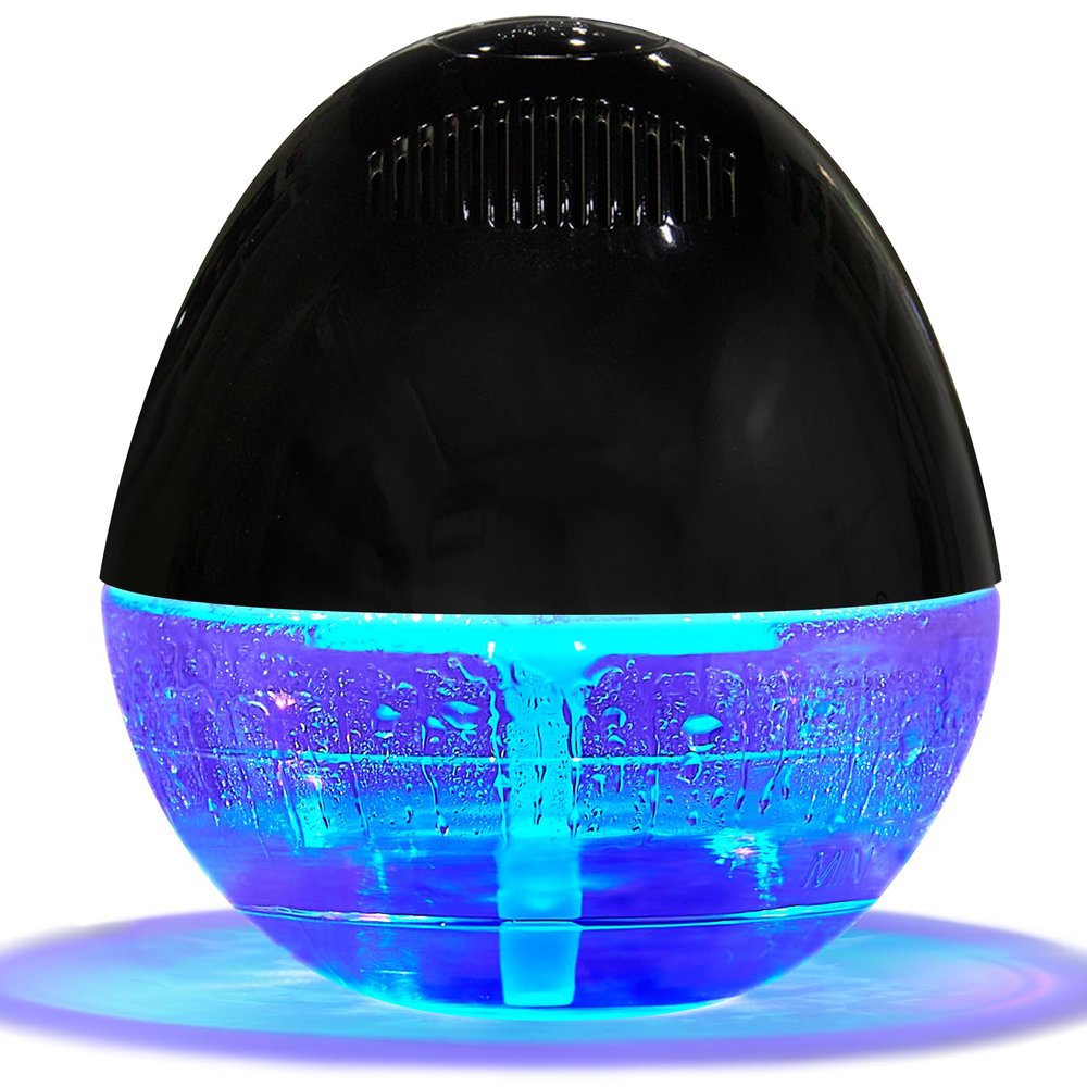 ap airpleasure Water-Based Purifier Air Washer, Variable Speed Air Washer Aroma Diffuser with 7 Color 12 LED Night Light, Aroma Fresher Small Air Cleaner, Air Revitalizer & Freshener for Home, Office