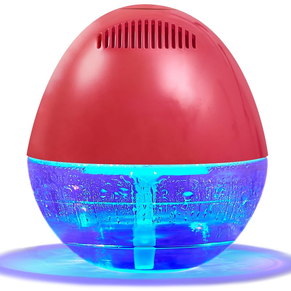 ap airpleasure Water-Based Purifier Air Washer, Variable Speed Air Washer Aroma Diffuser with 7 Color 12 LED Night Light, Aroma Fresher Small Air Cleaner, Air Revitalizer & Freshener for Home, Office