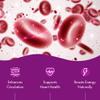 Be Happy Be You Beetroot with Pomegranate Gummies Nitric Oxide Booster & Blood Pressure Support Cherry Pomegranate Flavor Vegan, Gelatin-Free, Pectin-Based 90 Ct view 3
