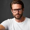 2SeeLife Oversized Blue Light TR-90 Reading Glasses for Men Medium Fit, Sturdy Frame, Spring Hinges, Premium Readers, Brown Tortoise, +3.50 view 3