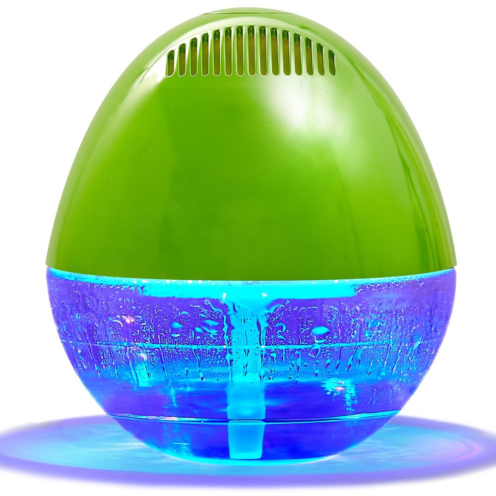 ap airpleasure Water-Based Purifier Air Washer, Variable Speed Air Washer Aroma Diffuser with 7 Color 12 LED Night Light, Aroma Fresher Small Air Cleaner, Air Revitalizer & Freshener for Home, Office