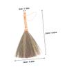 Ipetboom 2pcs Handmade Desktop Broom Portable Soft Bristle Brush for Dust Cleaning Sofa Cabinet and Hard to Reach Areas and Wear Resistant Cleaning Supplies view 2