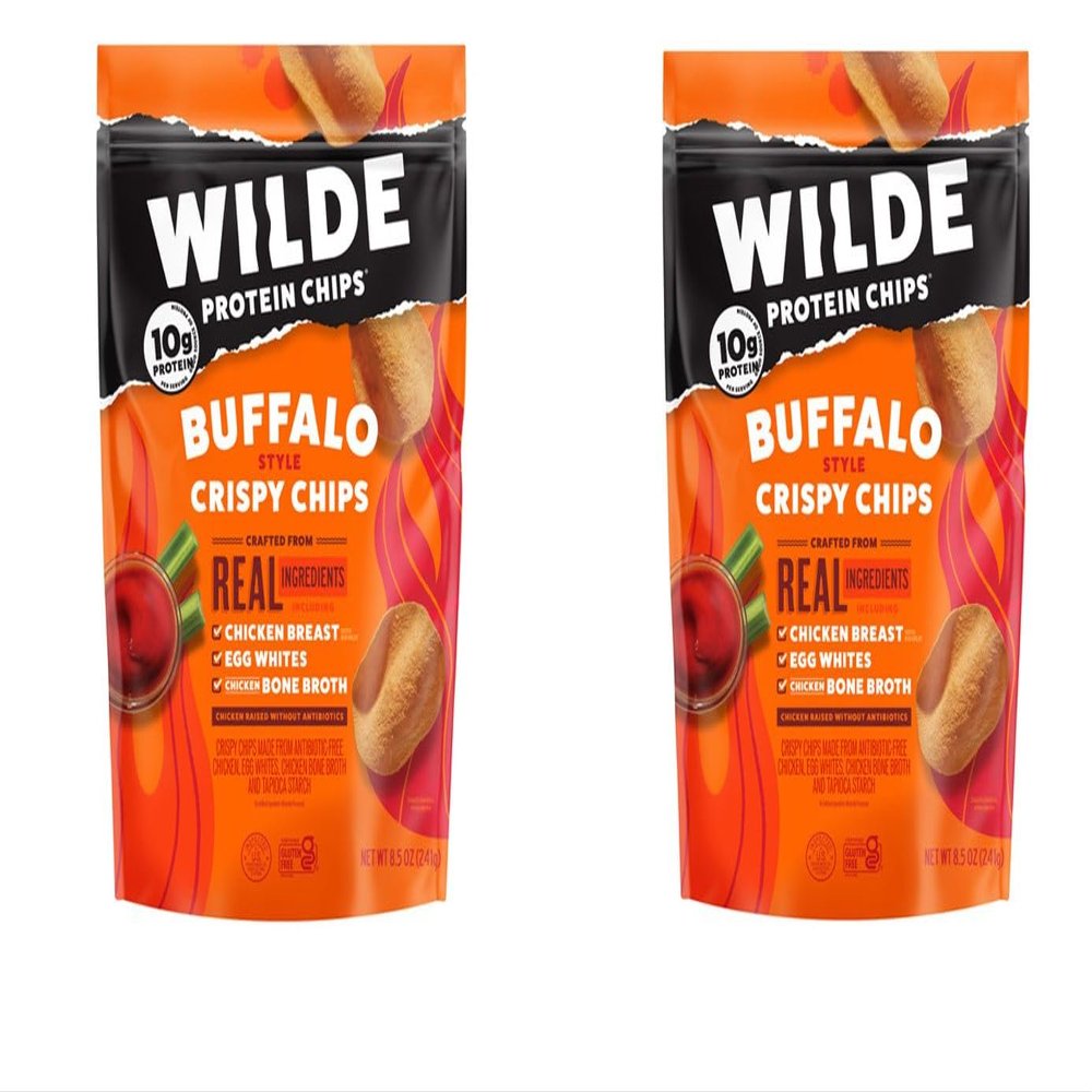 Wilde Protein Chips Buffalo Chicken, 8.5 oz(2 PACK)