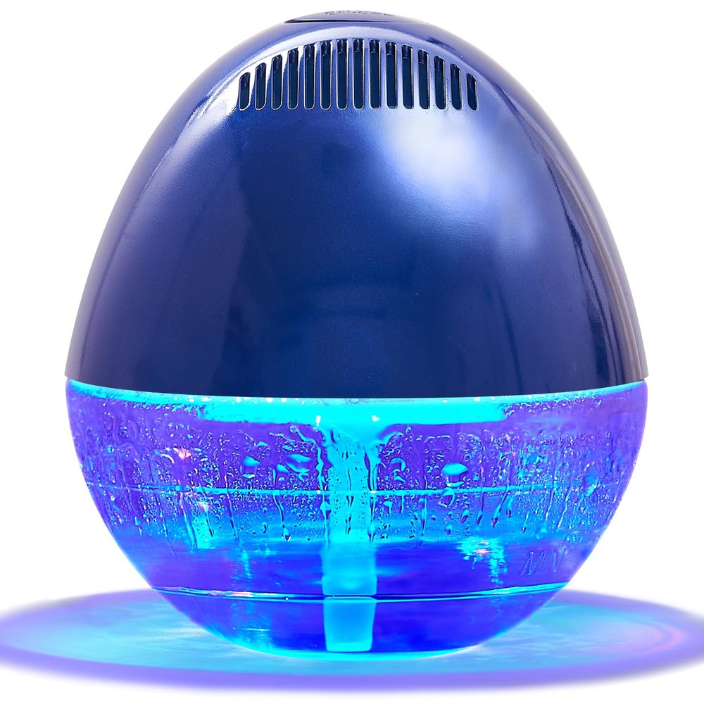 ap airpleasure Water-Based Purifier Air Washer, Variable Speed Air Washer Aroma Diffuser with 7 Color 12 LED Night Light, Aroma Fresher Small Air Cleaner, Air Revitalizer & Freshener for Home, Office