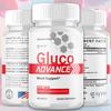 (2 Pack) Gluco Advance Capsules, Official GlucoAdvance Supplement Pills with All Natural Ingredients, Advanced Formula Supplement with Maximum Strength Support Vitamins for Women & Men (120 Capsules) view 2