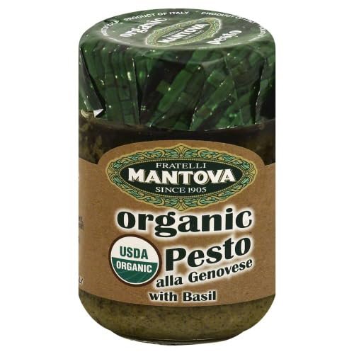 Mantova Pesto Genovese Organic 4.6 oz (Pack of 12)