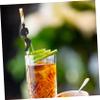NOLITOY 36Pcs Gold Paper Straws Funny Party Drinking Supplies Drink Decor for Birthdays Milk Tea view 3