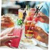 NOLITOY 36Pcs Gold Paper Straws Funny Party Drinking Supplies Drink Decor for Birthdays Milk Tea view 4