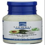 Livwell Foods Creamy Avocado Ranch Dressing 8 oz (Pack of 6)