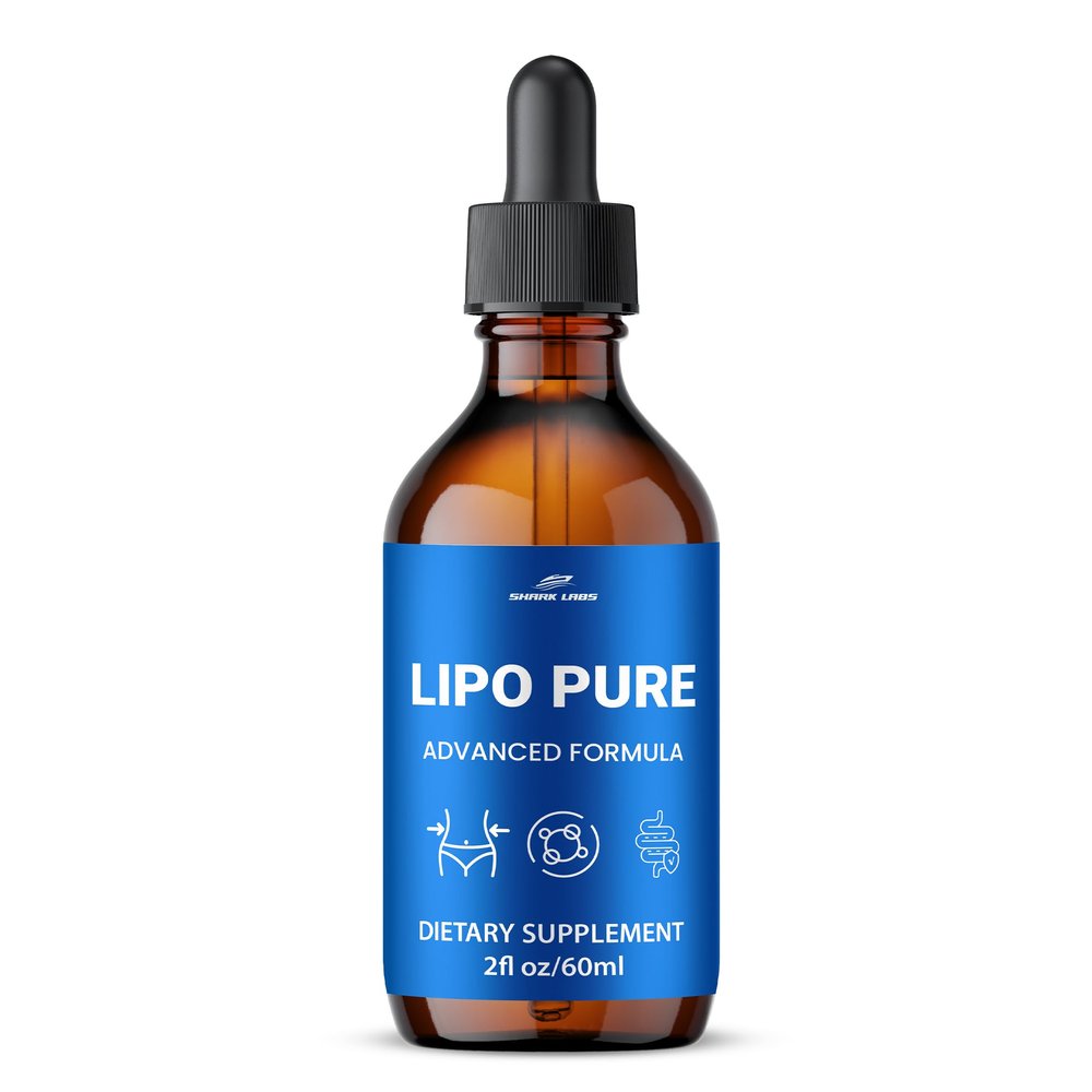 (1 Pack) LipoPure Drops Supplement, Maximum Potency All Natural Droppers, Official Lipo Pure Liquid Extract Blend Daily Drop Men and Women 60 ML