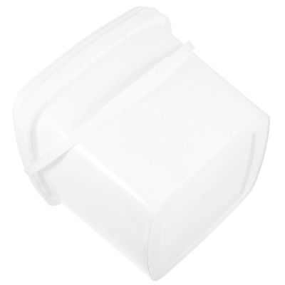 OUNONA Plastic Bucket with Handle and Lid Material Portable Square Water Container for Household Kitchen Gardening Easy Carry and Storage