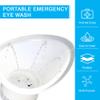 WASH+OUT Portable Eye Wash Cup Emergency Eyewash Device for Fast Eye Irrigation Screws onto Most Water Bottles Compact First Aid Eye Rinse Solution - 5 Pack view 3