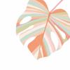 Paperproducts Design Pastel Leaf 3-Ply Beverage Napkins, 5-Inch, Multicolor, Pack of 20 view 1