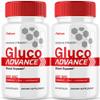 (2 Pack) Gluco Advance Capsules, Gluco Advanced Blood Support Supplement GlucoAdvance Pills for Joints, GlucoseAdvance Premium Blend Flow Balance All Natural Formula Overall Health Wellness (120 Ct) view 1