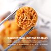 BAYUEDEGUA-Instant noodle cookies 250g/8.81oz Lamian Noodles balls,Spicy crispy snacks,Mini instant noodles,Satisfy hunger. view 2