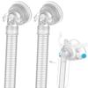 2 Packs QuietAir Elbow Tube for Airfit F40,Including 2 Short Tube 2 Elbow and 2 QuietAir Vent,Great Value CPAP Supplies by Medihealer view 1