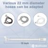 2 Packs QuietAir Elbow Tube for Airfit F40,Including 2 Short Tube 2 Elbow and 2 QuietAir Vent,Great Value CPAP Supplies by Medihealer view 4