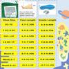 Insoles for Hidden Holder, Devise Case for Kids, Adults and Elderly, Comfortable Inserts for Shoes, Yellow (Foot:7.1-7.5IN/Insole:7.6-8.3IN/12.5C-1Y) view 3