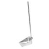 Hemobllo Reusable Stainless Steel Dustpan with Long Handle Capacity Cleaning Pan for Home Office Garage and Lobby Use Non Magnetic Material Detachable and Space Saving Design view 1