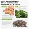 BAYUEDEGUA-Kale Chia Soy Milk Powder 200g/7.05oz Fitness and Satiety,Self-Discipline Meal Substitute Powder,More Hunger Resistant. Includes 10 Small Bags. view 2