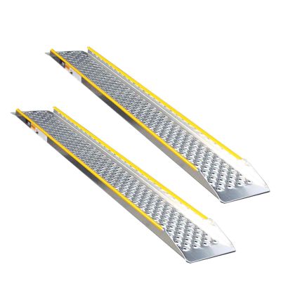 Portable Aluminum Wheelchair Ramp 2PCS, 39in, 59in Long Ramps for Sheds 661Ib Capacity, Double Anti Skid Design 1.6in Height Increase(100cm/39in)