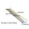 Portable Aluminum Wheelchair Ramp 2PCS, 39in, 59in Long Ramps for Sheds 661Ib Capacity, Double Anti Skid Design 1.6in Height Increase(100cm/39in) view 2