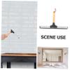 Wakauto Handle Glass Shower Door Squeegee Multipurpose Bathroom Mirror and Window Cleaner with Rounded for Stain Removal and Use view 3