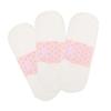 Baluue 3pcs Reusable Washable Menstrual Pads with Button Snaps Absorbent Cotton Panty Liners for Womens Daily Protection Soft Breathable Feminine Pads for Travel Outdoor and Postpartum view 1